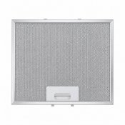 Metallfettfilter i aluminium till köksfläkt. Artikelnummer C00977912.