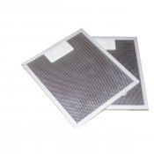 Två Thermex stålfilter R520.42.7705.0, 24 × 35 cm per filter