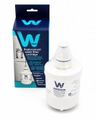 Wpro APP100/1 vattenfilter med förpackning. Kompatibel ersättare till vissa Samsung kylskåp, bland annat HAFIN1/EXP när infästni